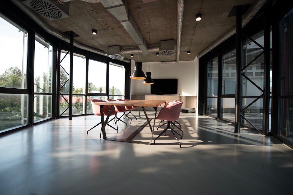 Remote professional working from a bright workspace